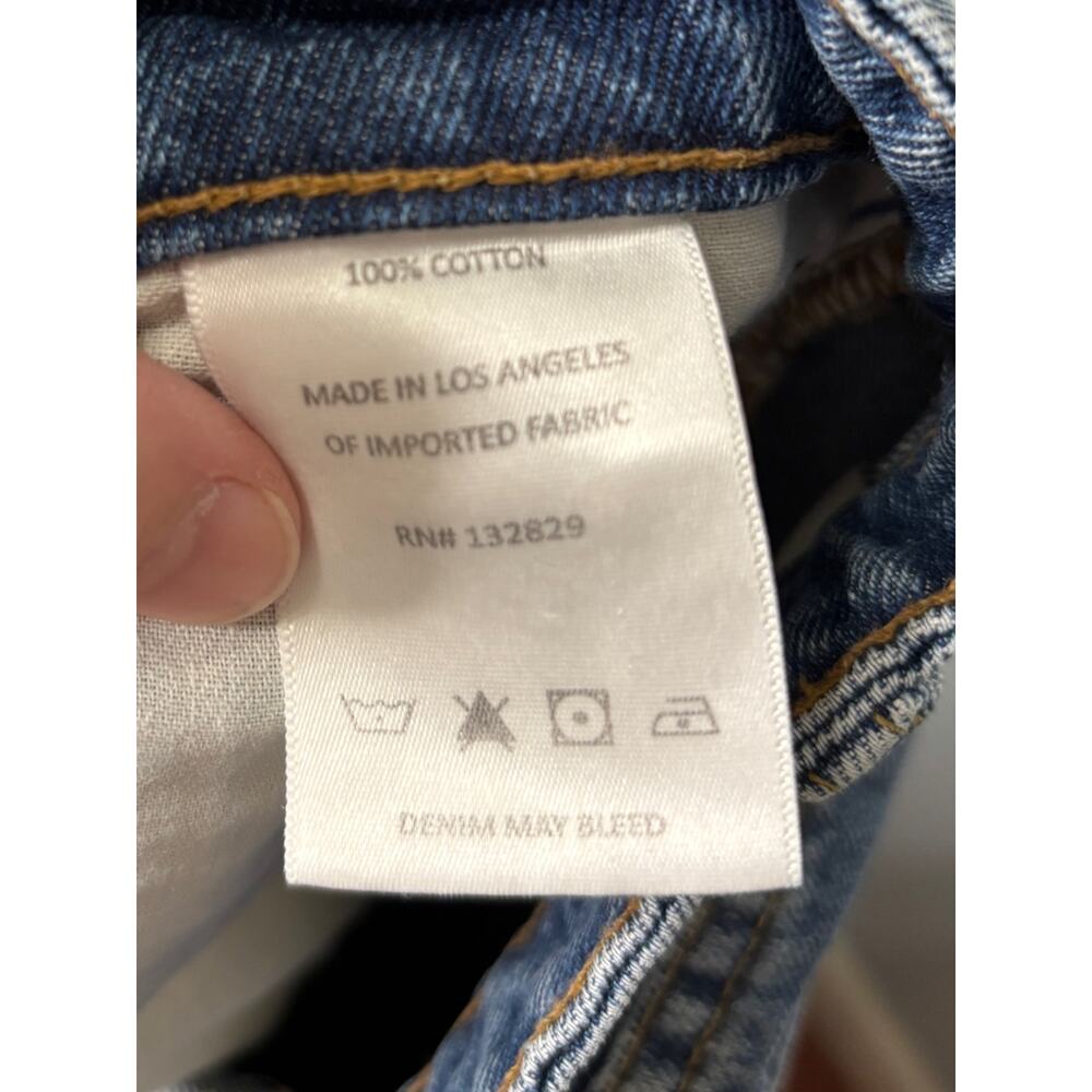 GRLFRND The Karolina High Rise Straight Crop Jeans Long Island Wash 27 - Picture 9 of 9
